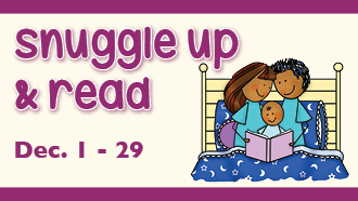snuggle up and read. December 1-29