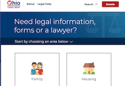 Ohio Legal Help - need legal information, forms or a lawyer?